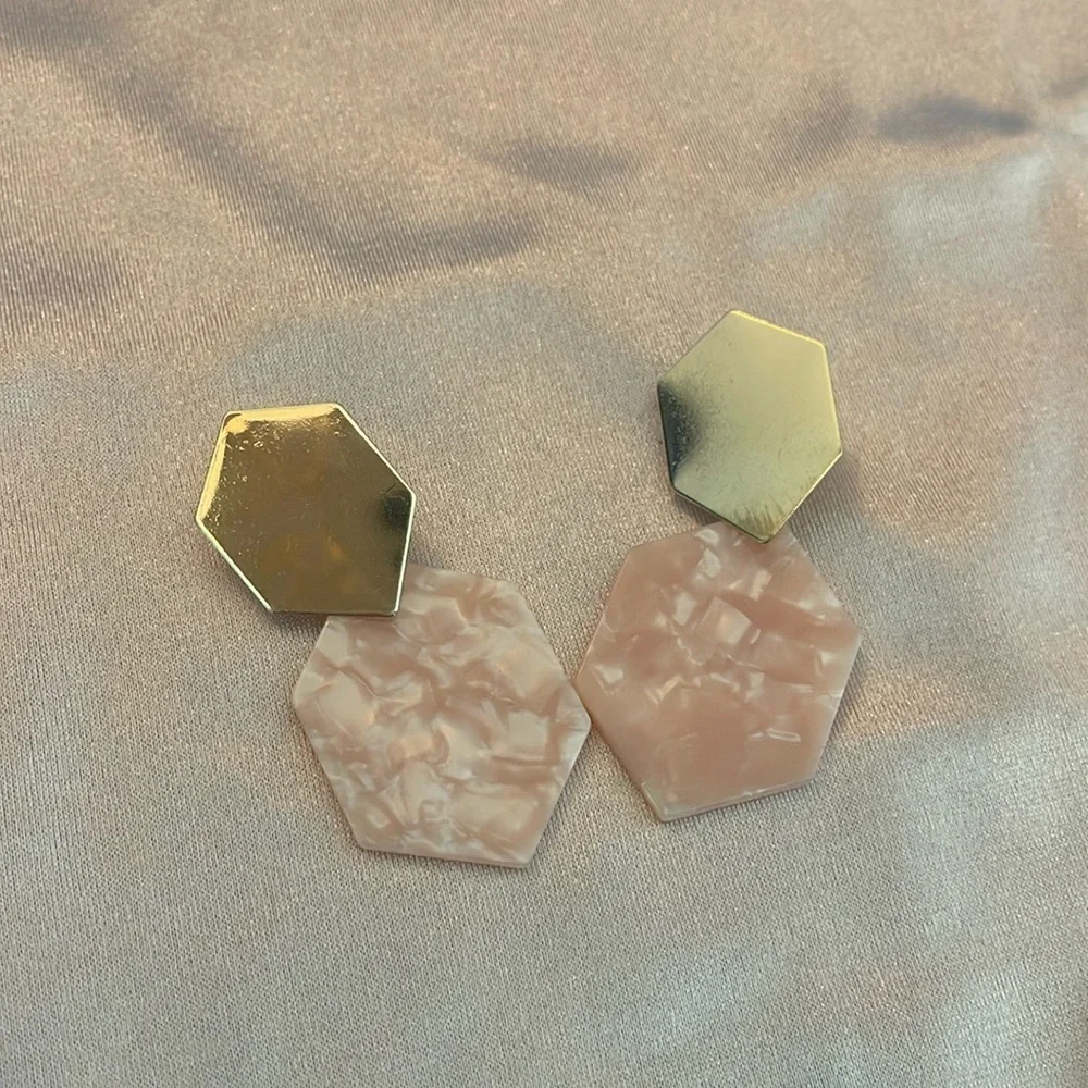 Five pairs of brand new lightweight earrings. Costume fun jewelry